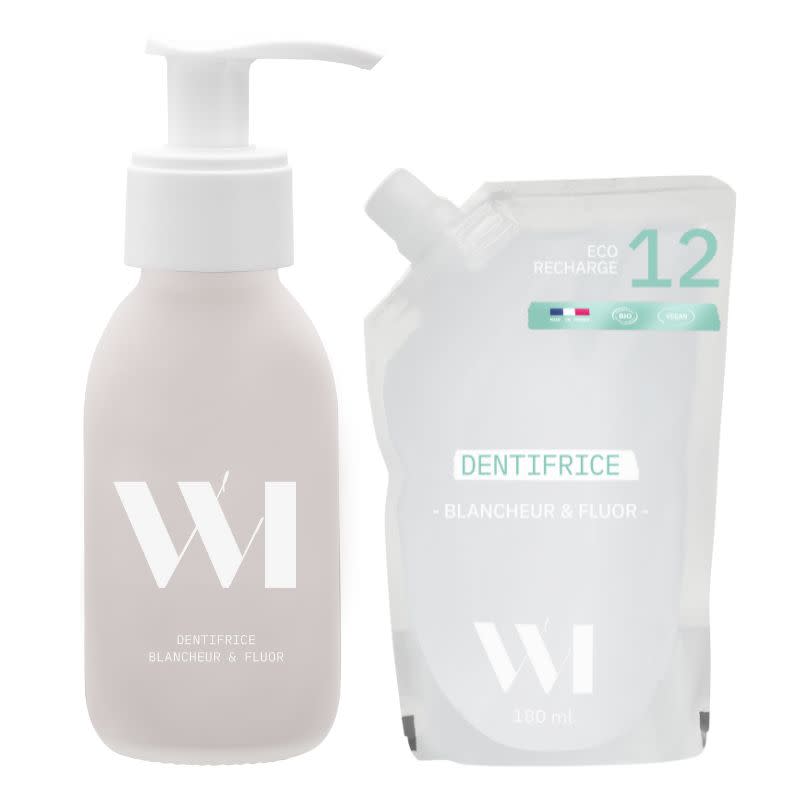 Blancheur & Fluor, What Matters, 10,90 € les 90 ml, 9,90 € la recharge de 180 ml