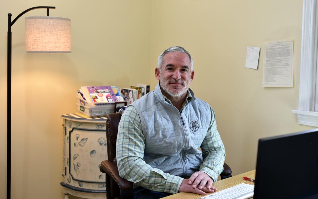 Donald Chapman at the Strong Tree Engineering offices in Marstons Mills. Strong Tree was one of 16 minority-owned businesses to receive a $10,000 grant from National Grid to help those businesses grow. Strong Tree is a certified Minority Business Enterprise with the Massachusetts Supplier Diversity Office.