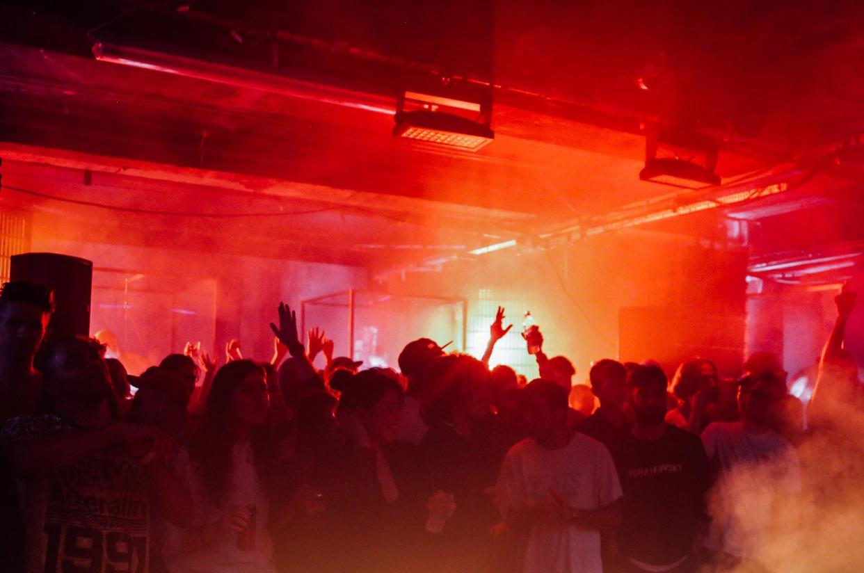 Rave on: A club night organised by the same company setting up at the Queen Elizabeth Hall