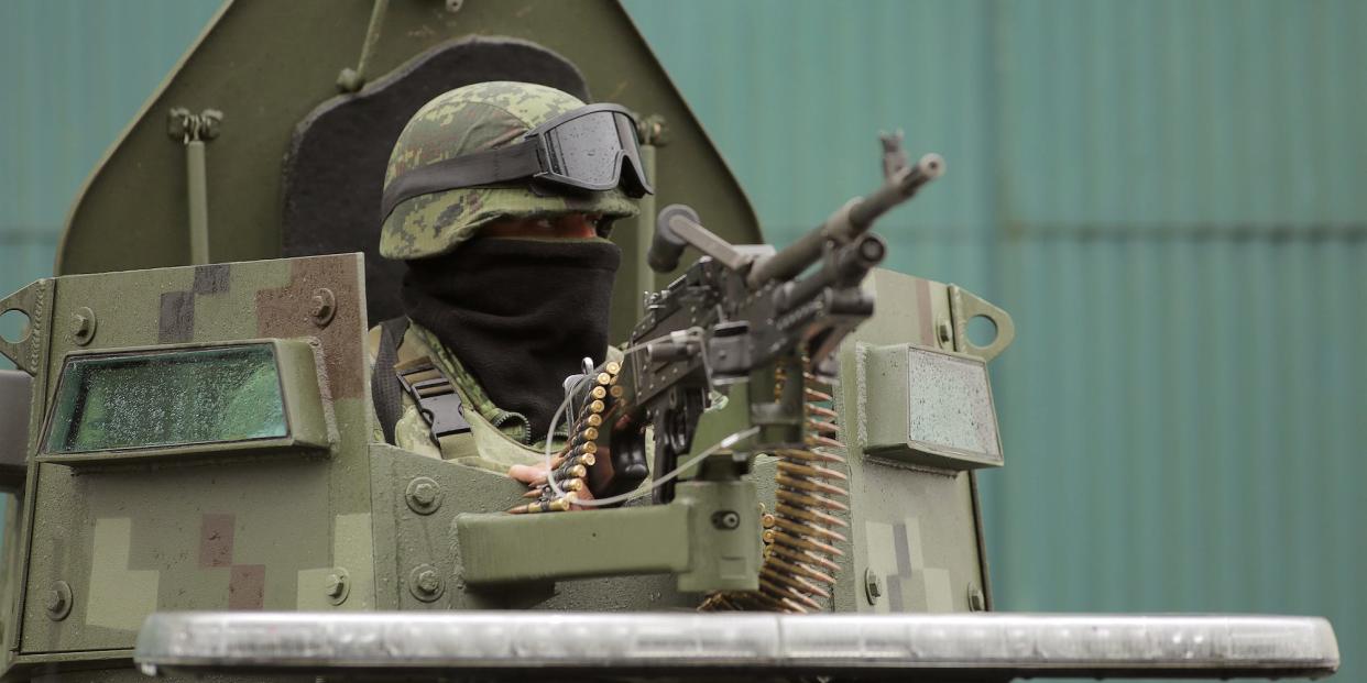 Mexico National Guard Uruapan Michoacan