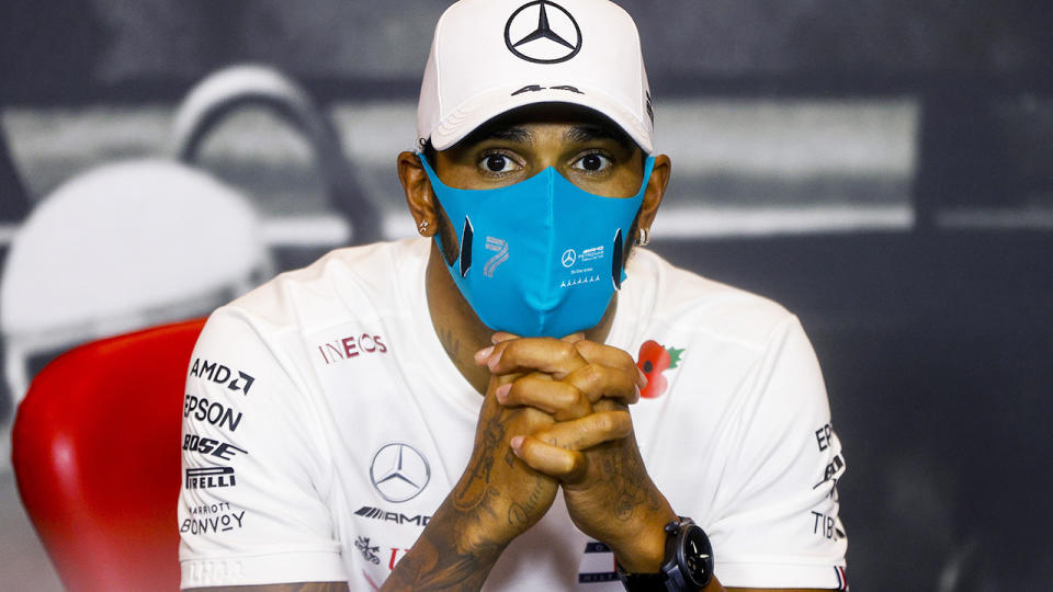 Lewis Hamilton could potentially secure his seventh world championship at this weekend's Turkish Grand Prix. (Photo by Andy Hone - Pool/Getty Images)