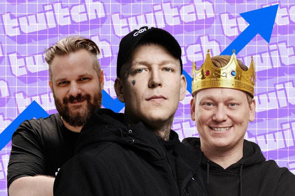 Die drei Twitch-Streamer Gronkh (links), Montanablack und Knossi (rechts). - Copyright: Pressemitteilungen / Collage: Dominik Schmitt (Business Insider)