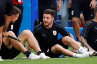 Soccer Football - World Cup - Uruguay Training - Samara Arena, Samara, Russia - June 24, 2018 Uruguay's Nahitan Nandez during training REUTERS/David Gray