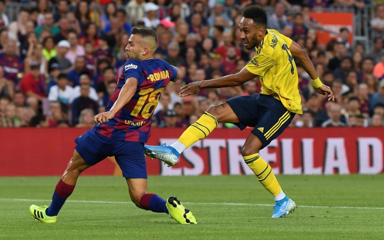 With Luis Suárez sidelined through injury, Barcelona may make a bid for Pierre-Emerick Aubameyang - Arsenal FC