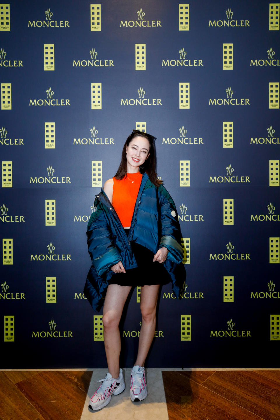 Fiona Fussi at Moncler Launch. (PHOTO: Moncler)