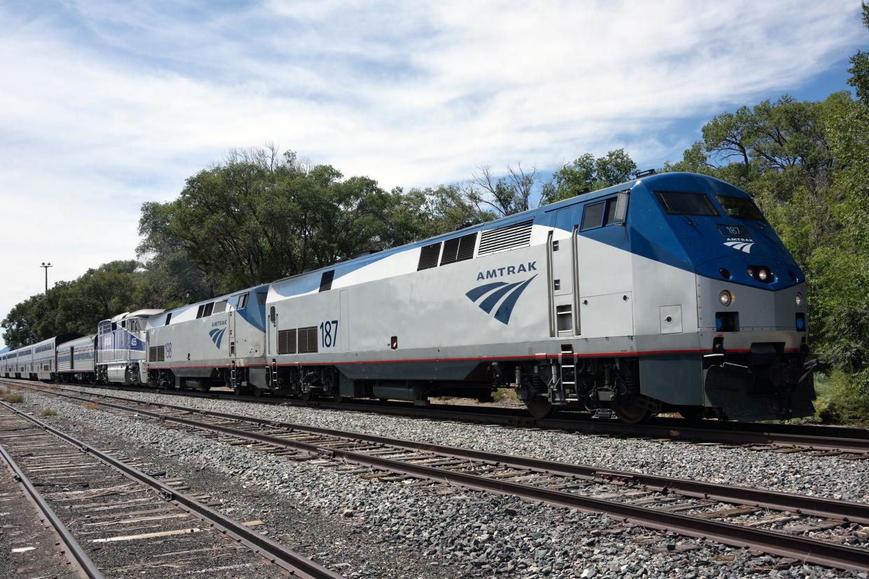 Amtrak train