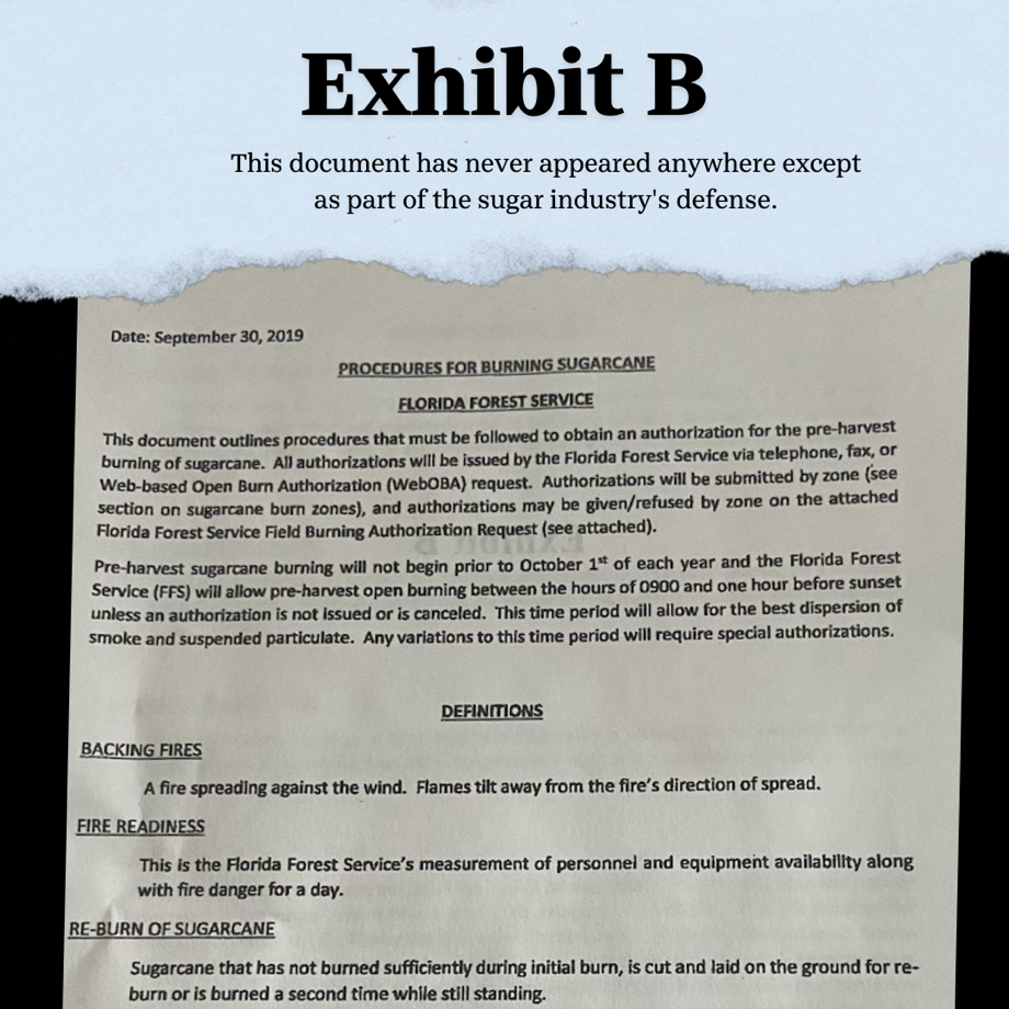 The only place where Nikki Fried’s “historic changes” to cane burning showed up was as a part of the sugar industry’s defense against a lawsuit over cane burning.