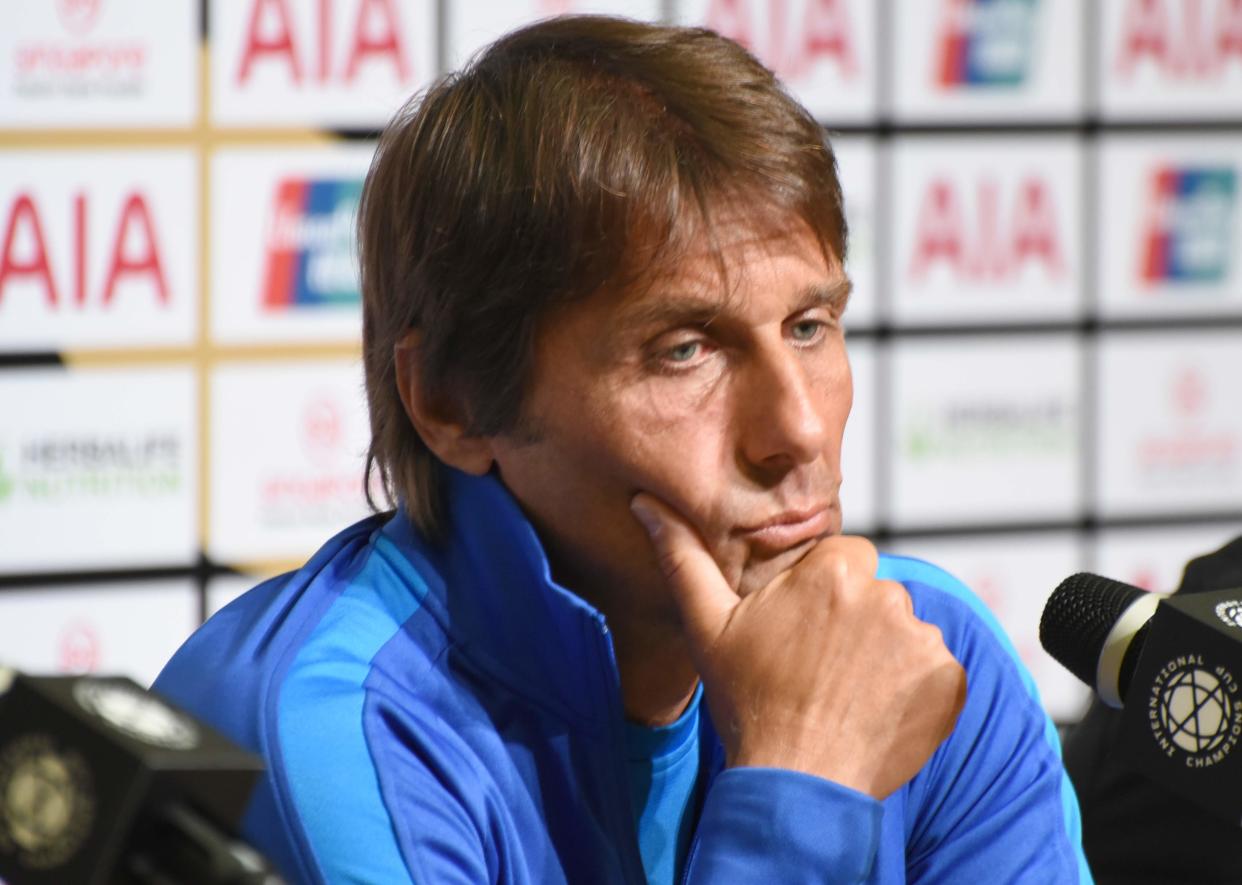 Inter Milan manager Antonio Conte during his club's official media conference at the International Champions Cup. (PHOTO: Zainal Yahya/Yahoo News Singapore)