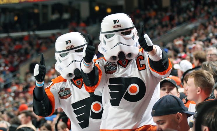 Photo tweeted by the Philadelphia Flyers. 