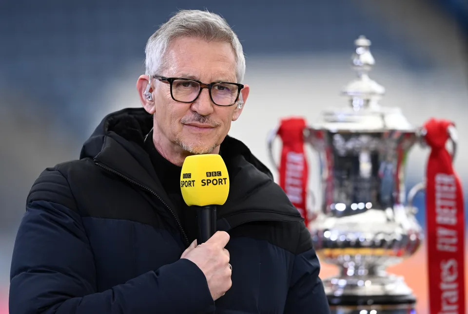 Gary Lineker has been the face of football coverage on the BBC since the late 1990s and isn't going anywhere soon. (Getty/The FA)