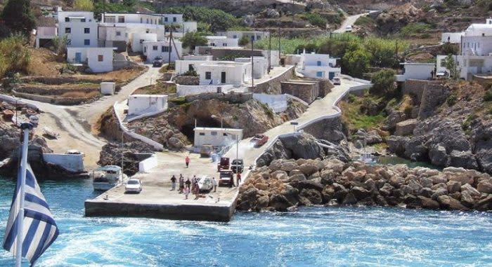 Antikythera's main ferry port. Source: Greek Reporter