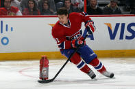 OTTAWA, ON - JANUARY 28: Raphael Diaz #61 of the Montreal Canadiens and team Chara skates during the G Series NHL Skills Challenge Relay part of the 2012 Molson Canadian NHL All-Star Skills Competition at Scotiabank Place on January 28, 2012 in Ottawa, Ontario, Canada. (Photo by Bruce Bennett/Getty Images)