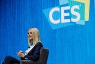 Ivanka Trump, daughter of President Donald Trump, speaks in a keynote address during the 2020 CES in Las Vegas