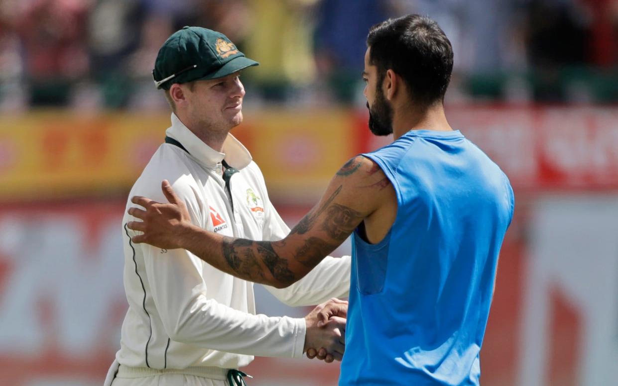 Kohli and Steve Smith appeared on friendly terms following the third Test - AP