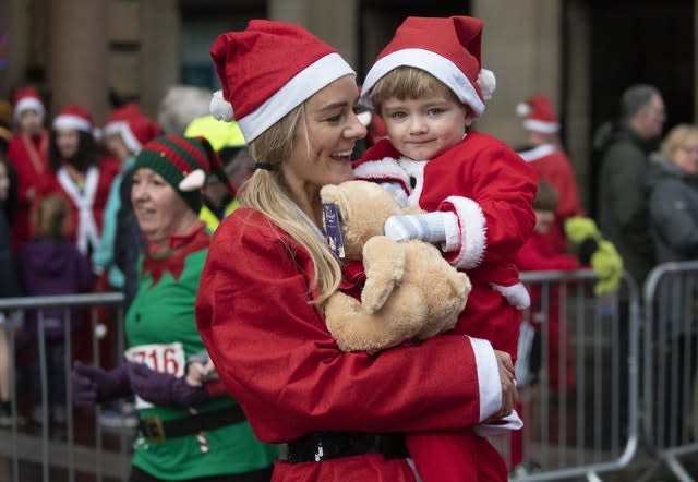 Glasgow’s Santa Dash