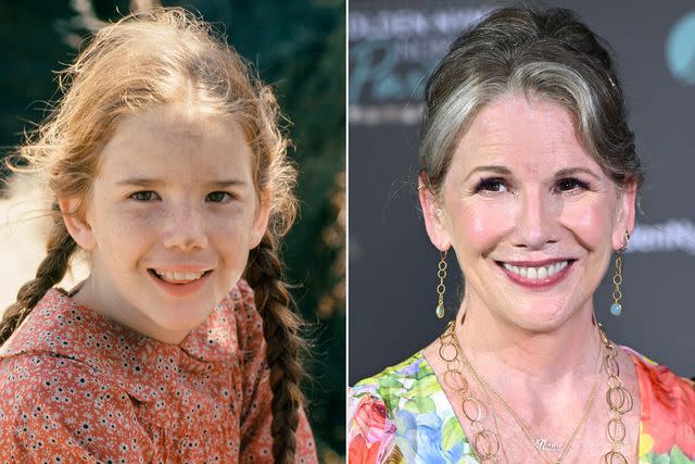 <p>NBCU Photo Bank/NBCUniversal via Getty, Stephane Cardinale/Corbis via Getty</p> Melissa Gilbert as Laura Ingalls Wilder, Melissa Gilbert