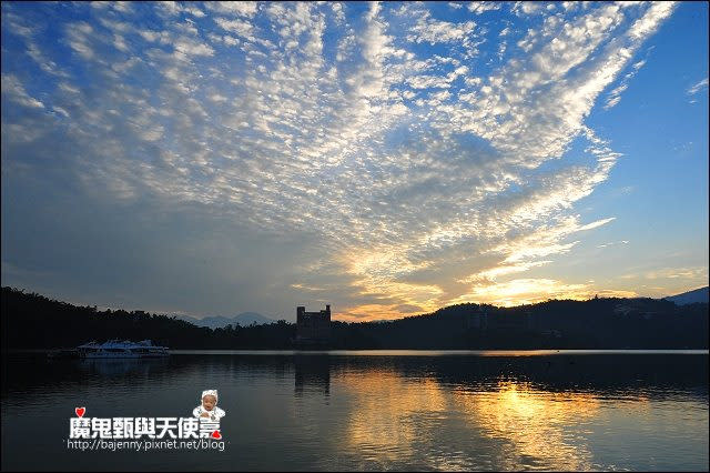 《南投景點美食》日月潭朝霧碼頭日出 埔里鹹油條 恆吉城早餐店蔥油餅加蛋