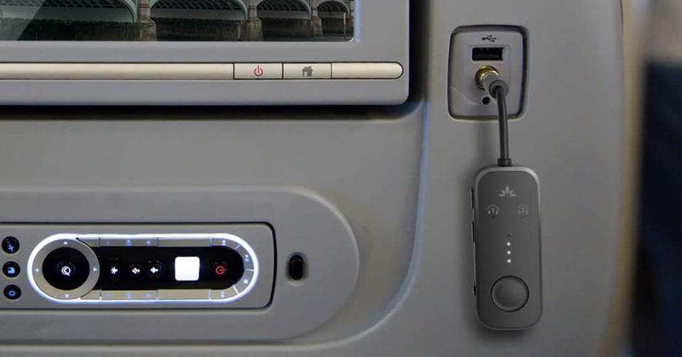 Adaptador Bluetooth para aviones. Foto: Amazon