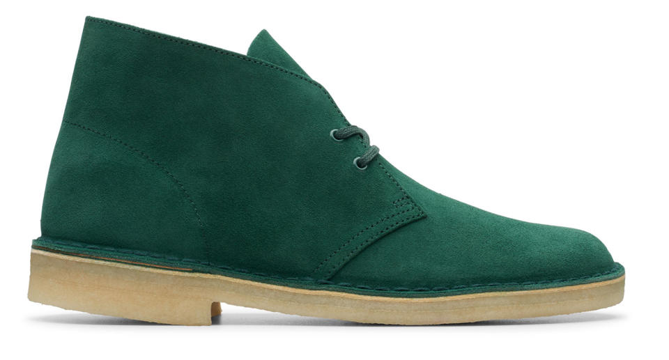 Clarks desert boots, £100