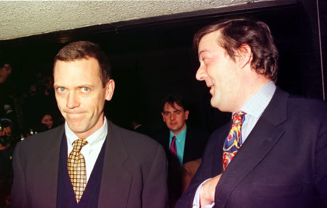 Hugh Laurie and Stephen Fry (Adam Lambert/PA)