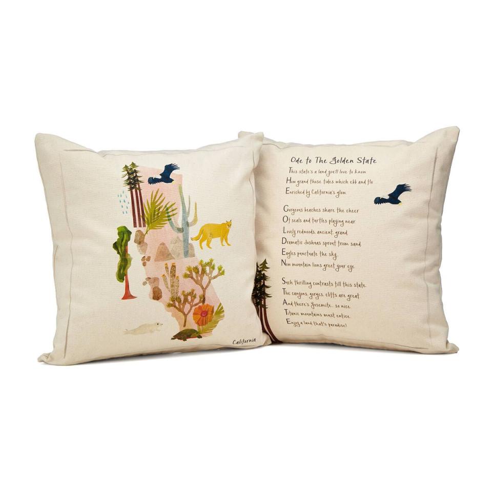 'Ode to Home State' Pillow