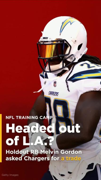 Melvin Gordon asked Chargers for a trade last week