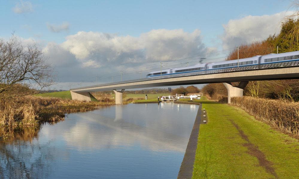 <span>Photograph: HS2/PA</span>