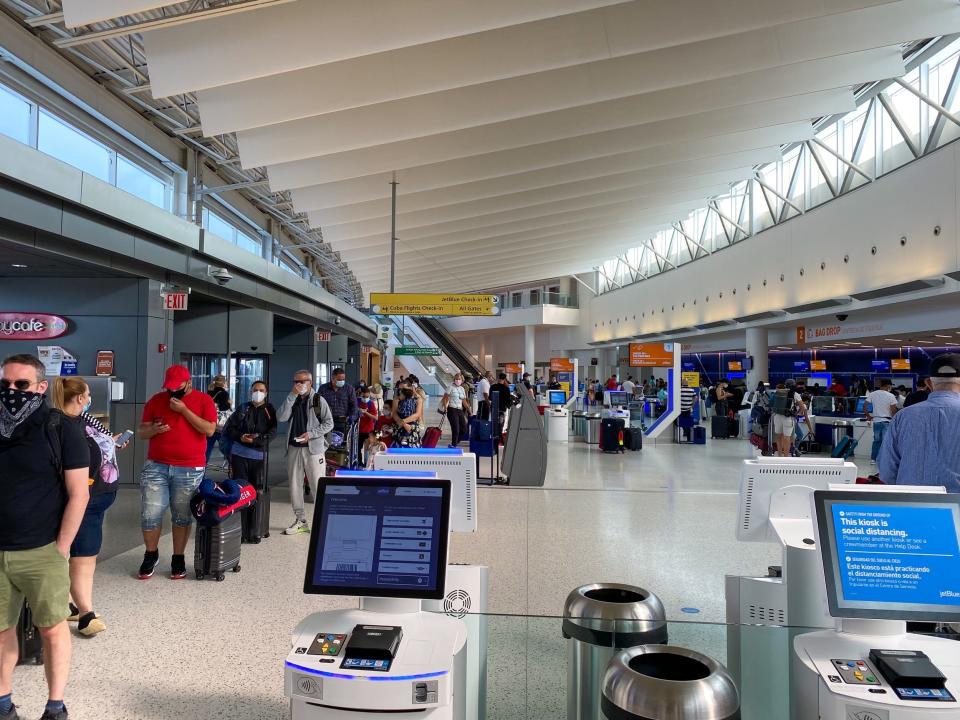 Flying on JetBlue Airways during pandemic