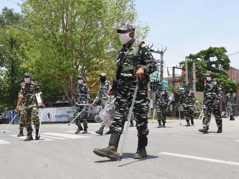 Central Reserve Police Force India coronavirus lockdown