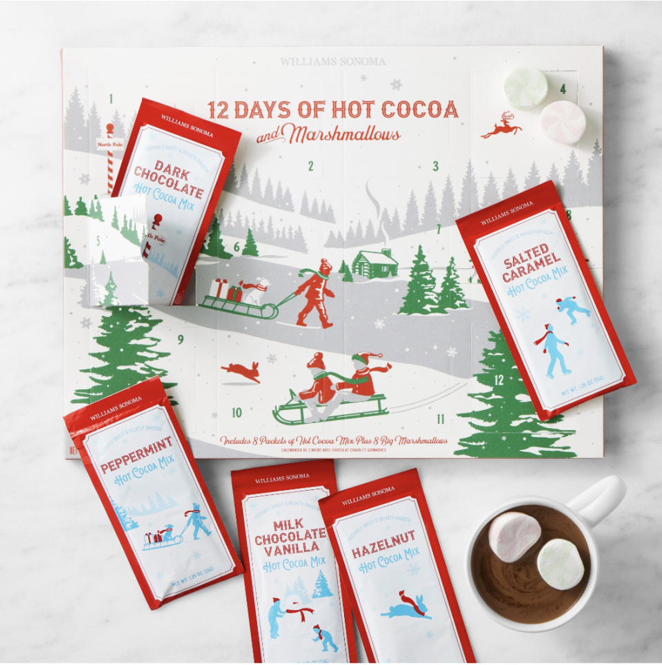 <p><a href="https://go.redirectingat.com?id=74968X1596630&url=https%3A%2F%2Fwww.williams-sonoma.com%2Fproducts%2F12-days-of-hot-cocoa-advent-calendar&sref=https%3A%2F%2Fwww.goodhousekeeping.com%2Fholidays%2Fgift-ideas%2Fg29429501%2Fchocolate-advent-calendars%2F" rel="nofollow noopener" target="_blank" data-ylk="slk:Shop Now;elm:context_link;itc:0;sec:content-canvas" class="link ">Shop Now</a></p><p>12 Days of Hot Cocoa Advent Calendar</p><p>williams-sonoma.com</p><p>$49.95</p><span class="copyright">Williams Sonoma</span>