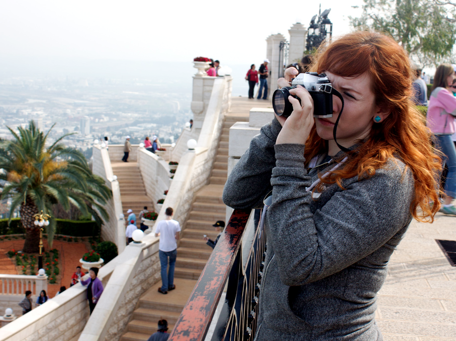 photographer woman camera girl picture