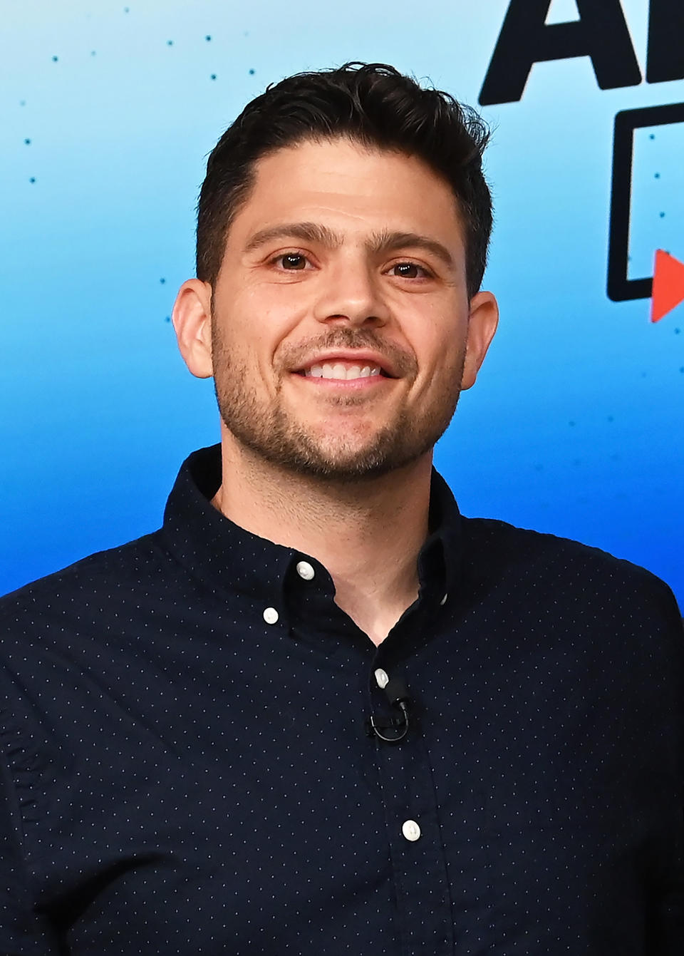 Actor Jerry Ferrara, star of Starz's "Power" visits BuzzFeed's "AM To DM" on September 23, 2019 in New York City.