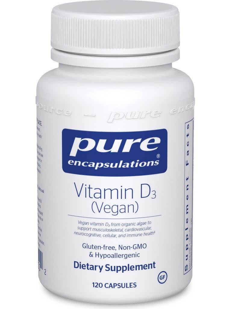 <p><a href="https://www.herbsdirect.com/products/pure-encapsulations-vitamin-d3-vegan-120-capsules?gad_source=1&gclid=CjwKCAjw7oeqBhBwEiwALyHLMyChkEzw4TuP8k86RwFXYpgu4yQTC4a5rwZvOGM7fk5nnNOR8ugpcBoCUSsQAvD_BwE&variant=43058279350514" rel="nofollow noopener" target="_blank" data-ylk="slk:Shop Now;elm:context_link;itc:0;sec:content-canvas" class="link ">Shop Now</a></p><p>Vitamin D3 Vegan Capsules </p><p>herbsdirect.com</p><p>$39.60</p>