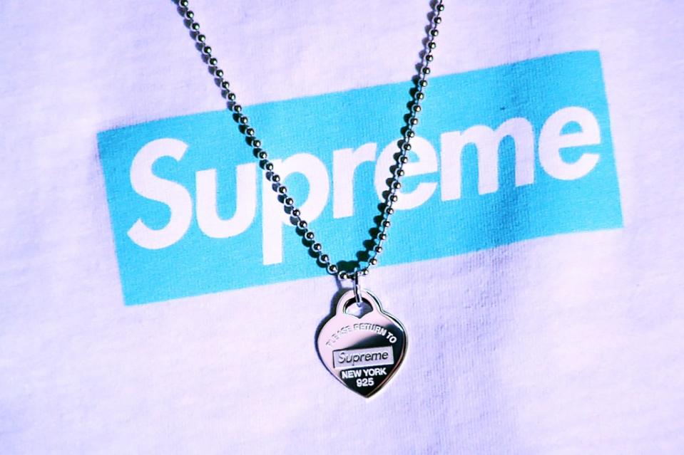 Styles from the Supreme x Tiffany & Co. collection. - Credit: Courtesy