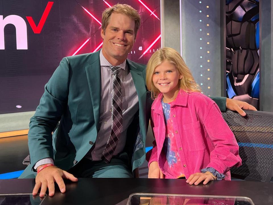 Greg Olsen and his daughter, Talbot