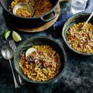 <p>Lentils, canned tomato and a whole load of spices make this slow cooked recipe perfect for a long, lazy evening at home.</p><p><a class="link " href="https://www.redonline.co.uk/food/recipes/a30499132/sweet-and-sour-dahl-recipe/" rel="nofollow noopener" target="_blank" data-ylk="slk:SEE FULL RECIPE HERE;elm:context_link;itc:0;sec:content-canvas">SEE FULL RECIPE HERE</a></p>