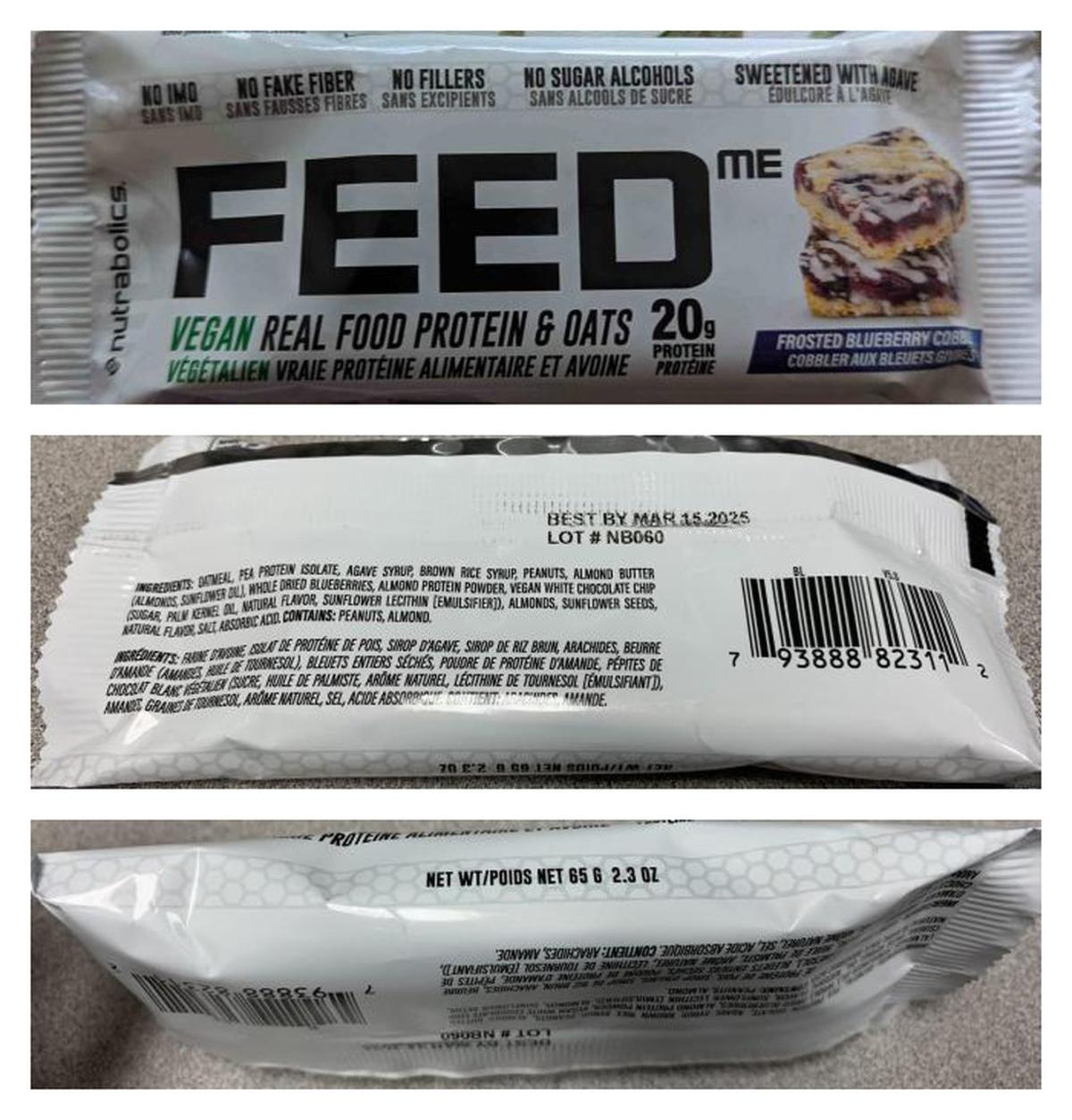 Recall expands for Nutrabolics vegan bars over undeclared milk