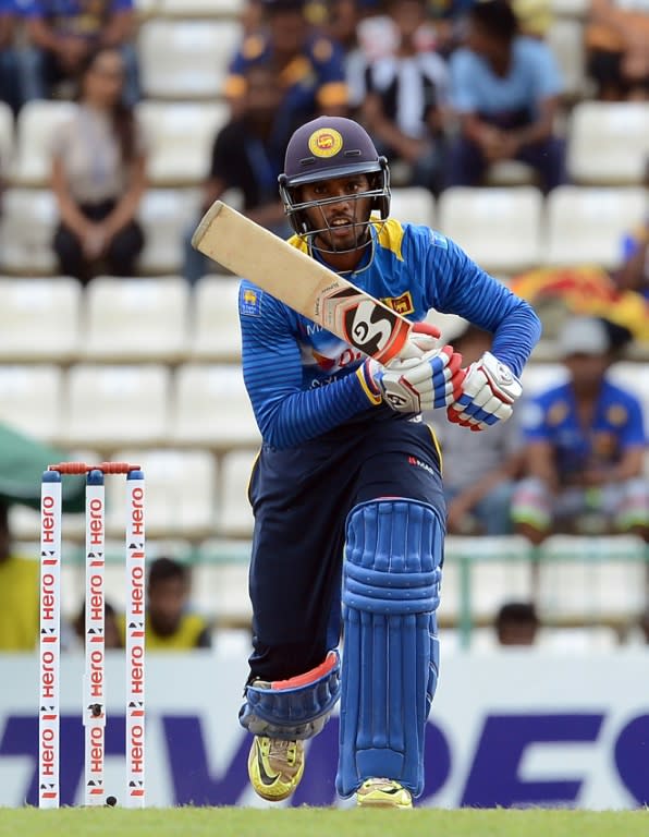 Dhananjaya de Silva mounted a 73-run first wicket stand with Danushka Gunathilaka, Sri Lanka's best of the series