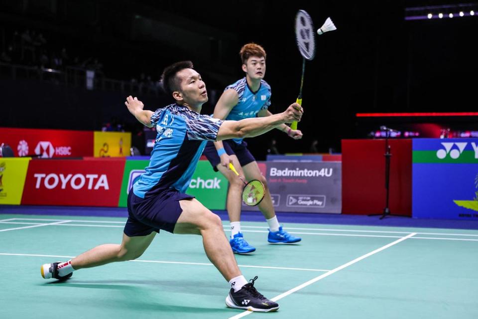 不敵印尼地主組合的李洋和王齊麟。（資料照。Badminton photo提供）