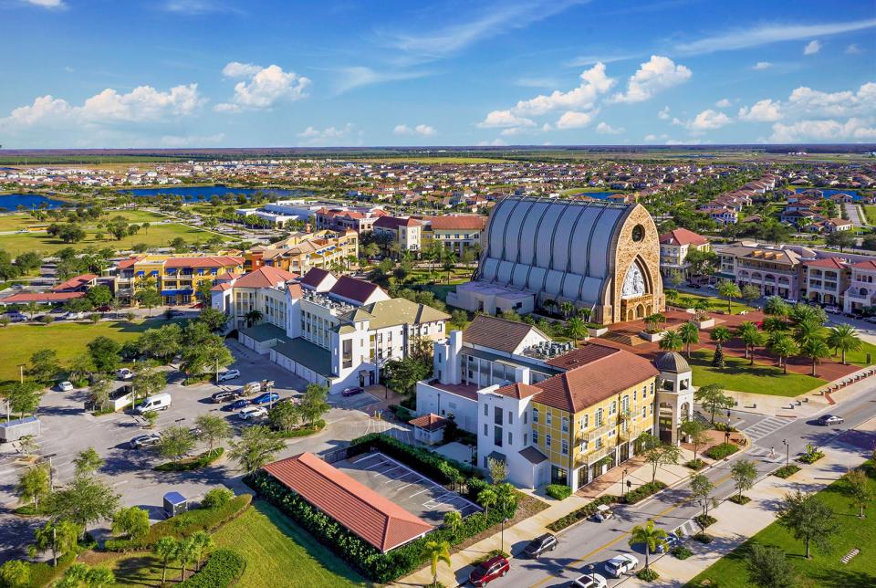 Aerial of Ave Maria Master-Planned Community.