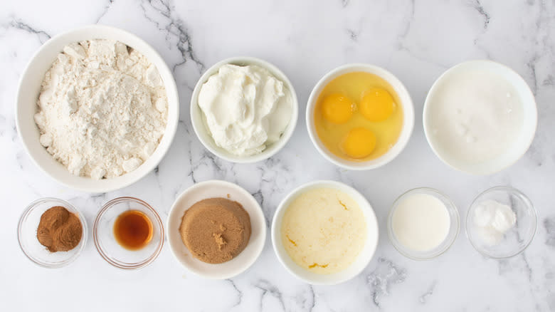 snickerdoodle muffin ingredients