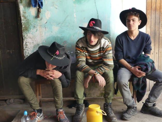 The author and his new friends from a Project World School trip. (Photo: Miro Siegel)