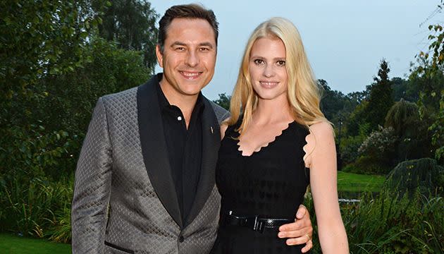 Lara Stone and David Walliams in happier times. Photo: Getty Images.