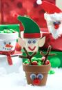 <p>Collect mini flower pots for this easy holiday craft. Use basic craft supplies such as googly eyes, pipe cleaners, and felt to bring them to life as Christmas characters like a reindeer, elf, and snowman.</p><p><em><a href="https://crazylittleprojects.com/holiday-character-candy-pots/" rel="nofollow noopener" target="_blank" data-ylk="slk:Get the tutorial at Crazy Little Projects »;elm:context_link;itc:0;sec:content-canvas" class="link ">Get the tutorial at Crazy Little Projects »</a></em></p>