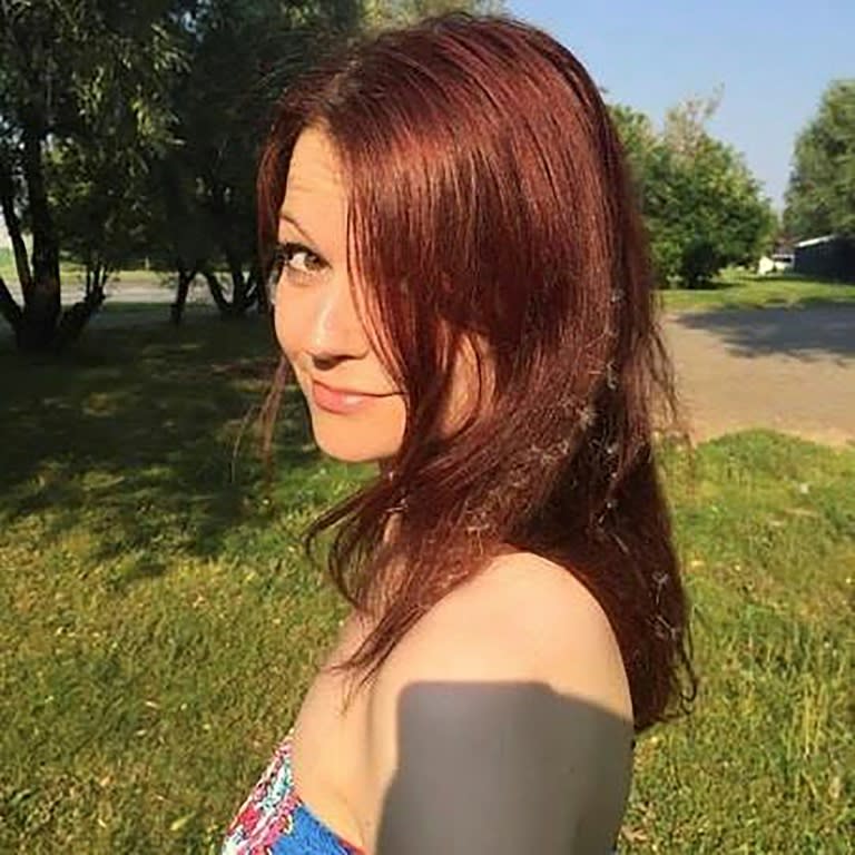 This undated image is taken from the Facebook page of Yulia Skripal and allegedly shows the daughter of the former Russian spy