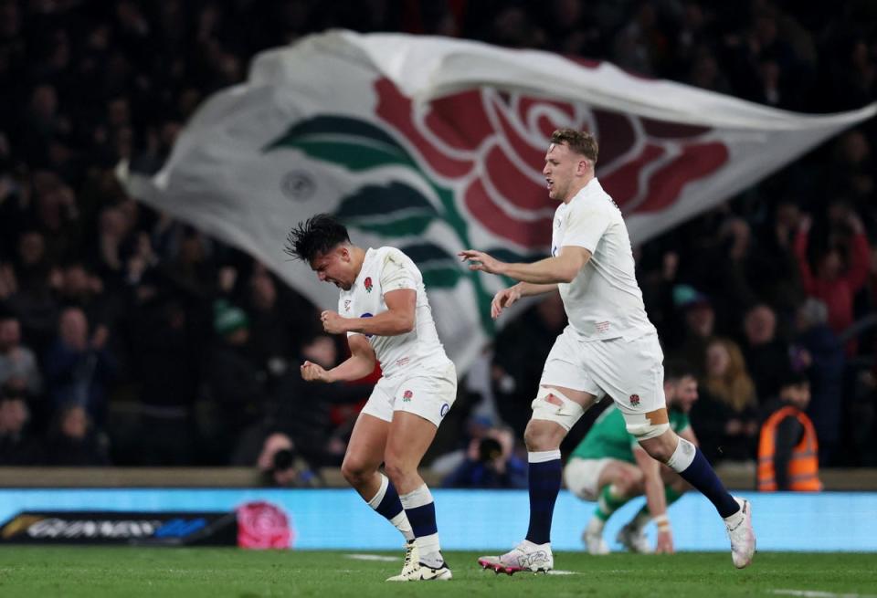 Smith’s last-gap drop-goal sealed a memorable win for England (Action Images via Reuters)