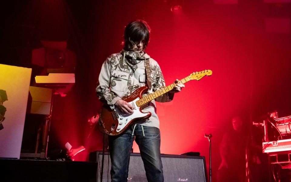 Rocking out: John Squire at Barrowland Ballroom