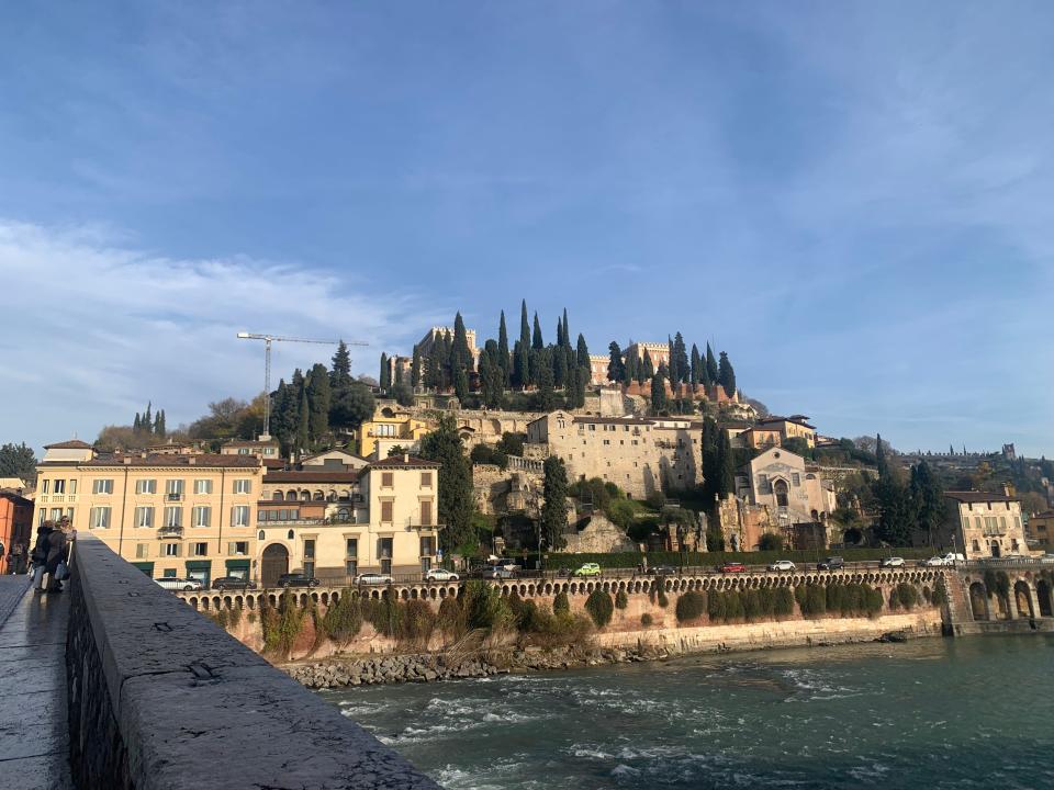 Bridge over the river in Verona.