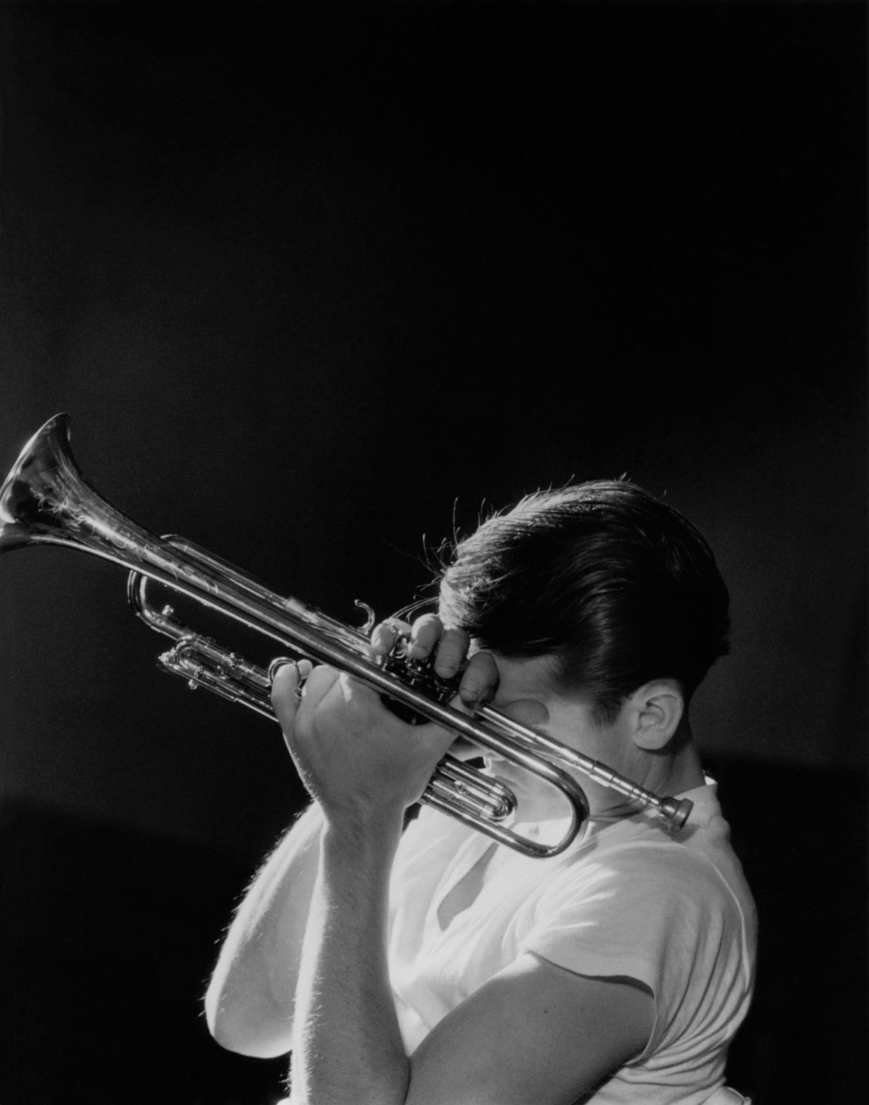 Chet Baker, New York City, 1956 by Herman Leonard (Herman Leonard Photography, LLC/PA)