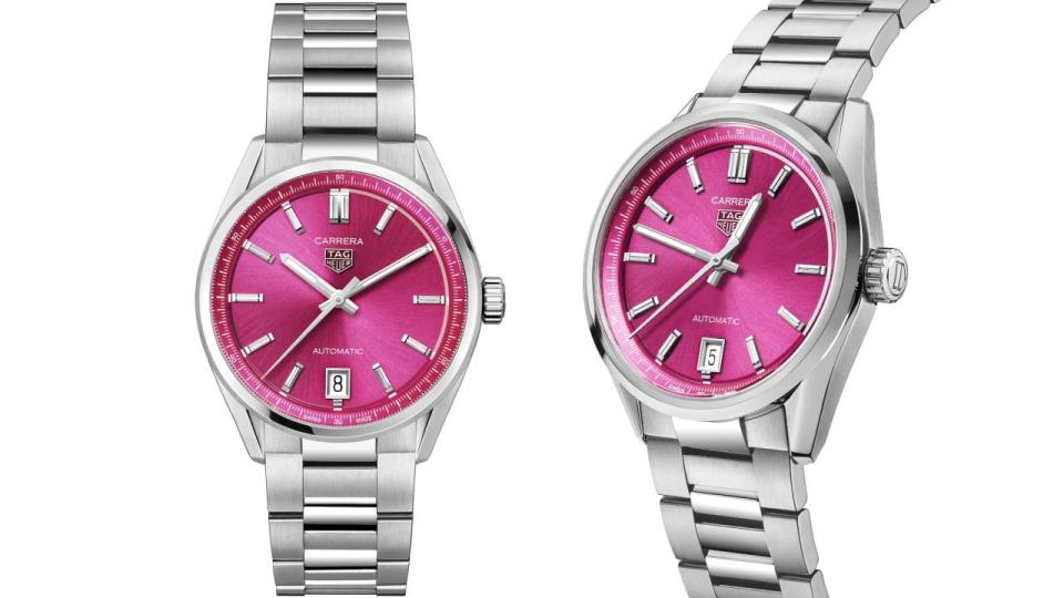 TAG Heuer Carrera Date in pink